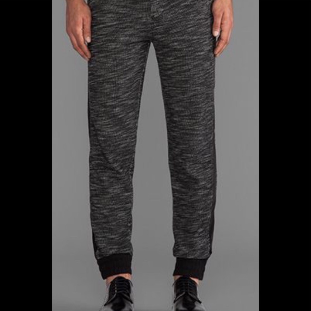$168 T BY ALEXANDER WANG GREY / BLACK  Joggers